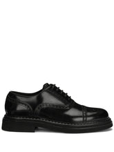 Francesina leather derby shoes